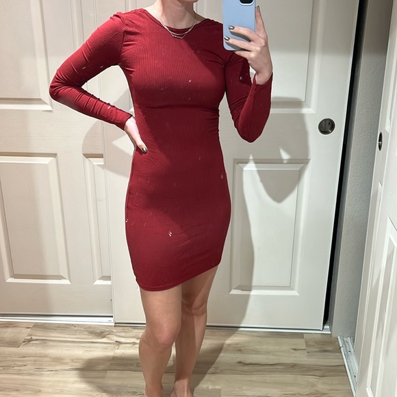 XXS Abercrombie Ribbed Mini Dress - Picture 1 of 2